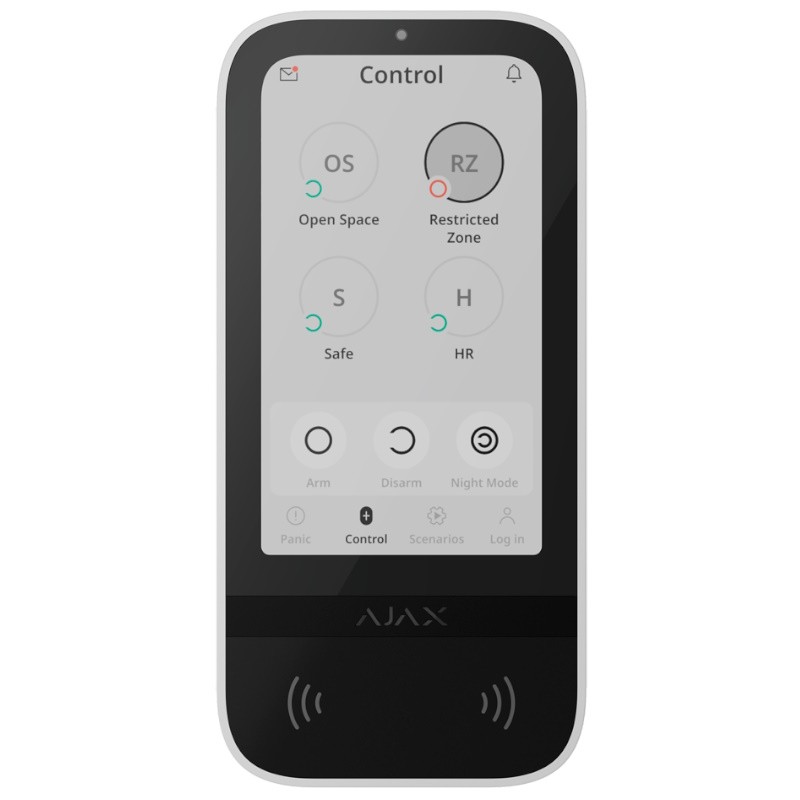 Teclado con pantalla táctil y RFID Grado 3 Ajax Superior