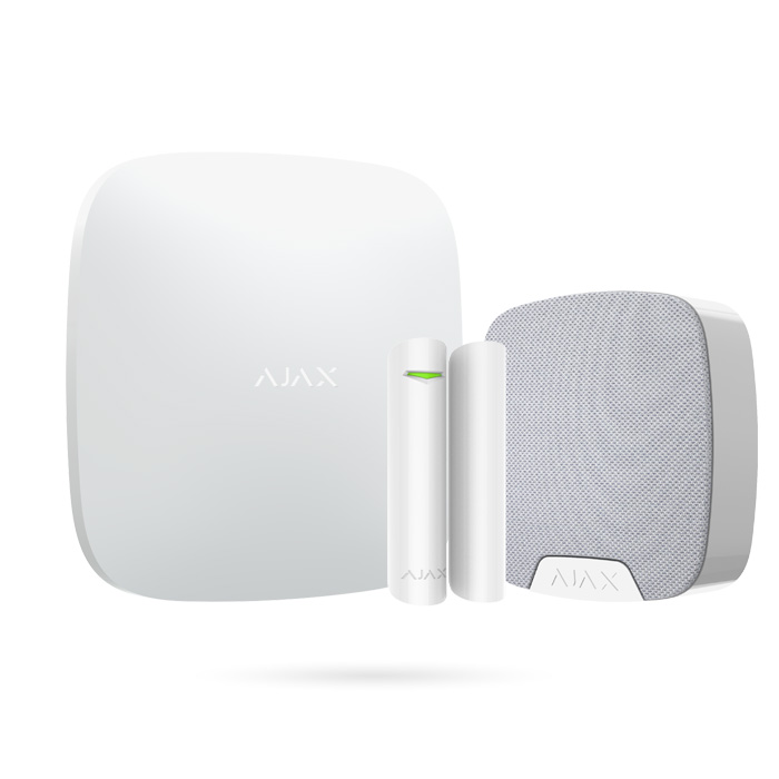 Alarma anti-okupas Ajax (4G): necesita electricidad e internet en la vivienda, o tarjeta SIM y batería