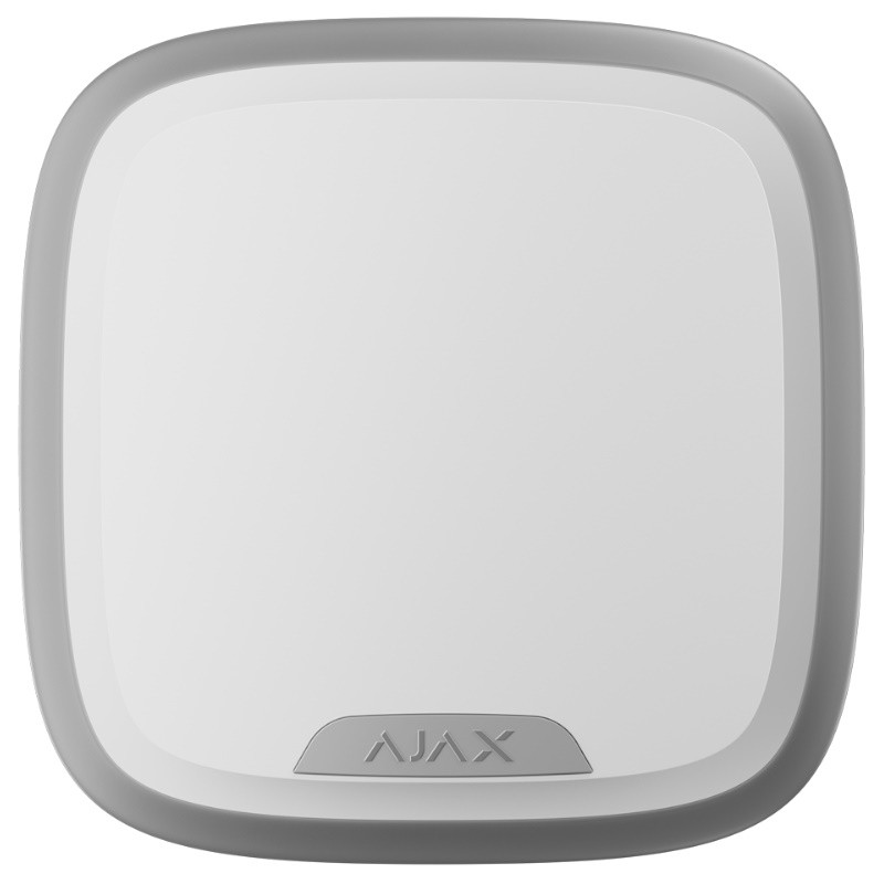 Sirena de exterior inalámbrica blanca NFA2P y G3 Ajax Superior