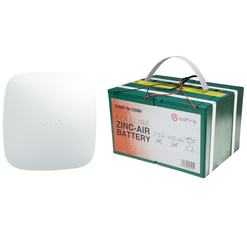 Alarma Ajax HUB2 (4G) con Batería para viviendas vacías - No incluye sensores